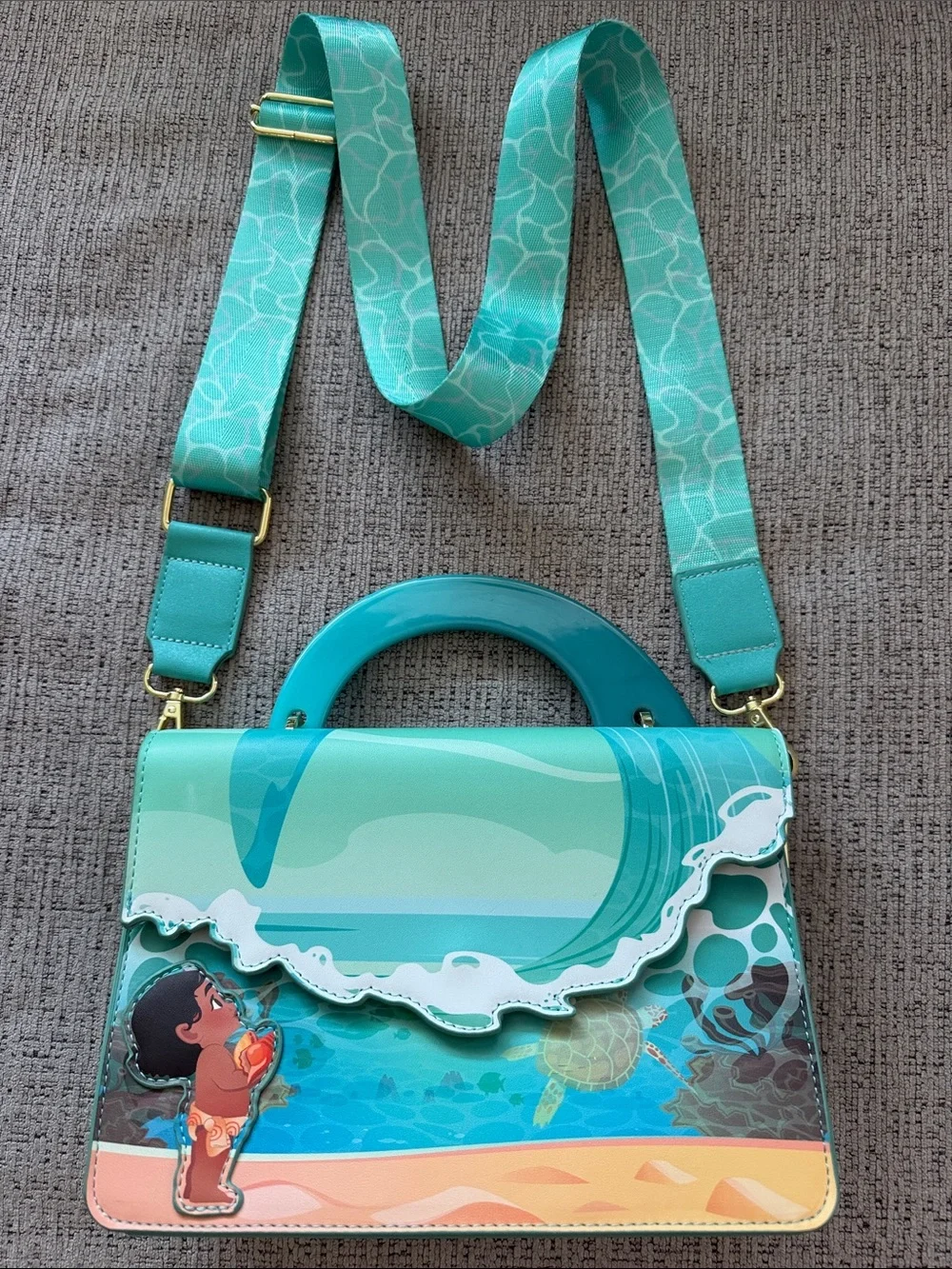 Disney Young Moana “Ocean Waves” Crossbody Bag